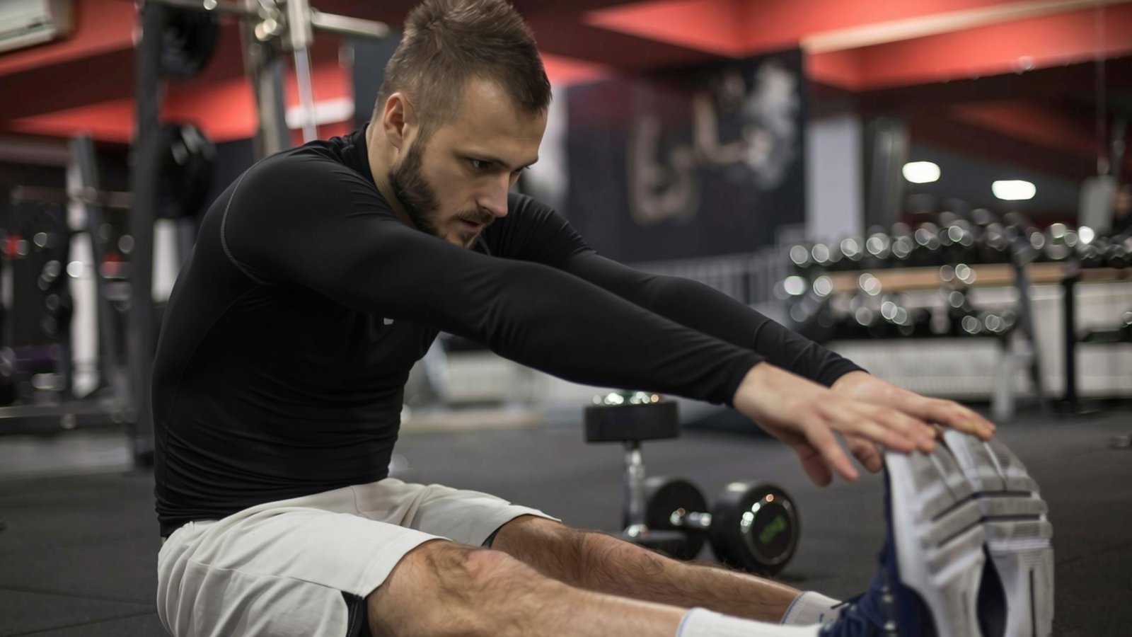 Person performing a barbell bent-over row in a gym to build back strength with horizontal pull exercises.